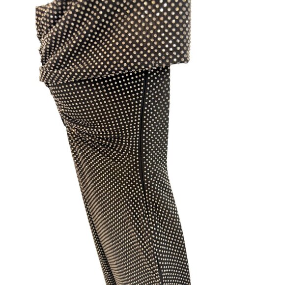 Self Portrait Printed Mesh Rhinestone Midi Dress - Size 0 - Picture 7 of 8